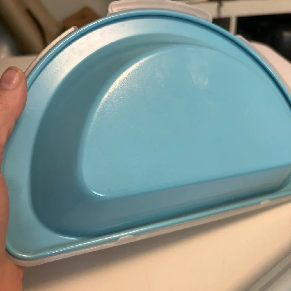 Pampered Chef 101386 Half Pie Set 2 pans 2 lids Oven-safe to 450°F